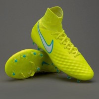 Sepatu Bola Nike Magista Orden II FG Volt White Chlorine Blue