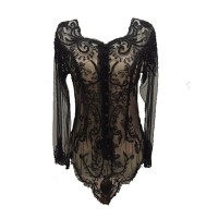 KD Fashion Kebaya Hitam kerah Sunda - Free Longtorso