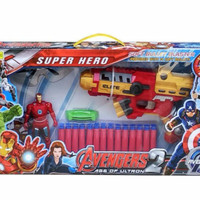 0960120021-1 | MAINAN ANAK SOFT BULLET BLASTER AVENGERS IRON MAN
