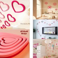 Jual Hiasan dinding / 3D wall sticker / pajangan HB01 Murah