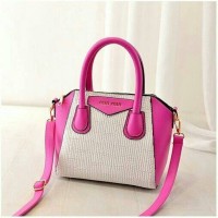 Tas Selempang Handbag Wanita warna Pink Kombinasi