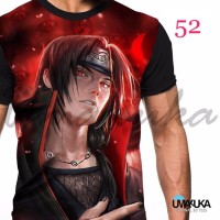 Jual baju / kaos 3d anime naruto / one piece original murah Murah