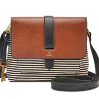 Ready tas Fossil crossbody stripe original