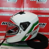 BARU HELM NOLAN N64 ITALY METAL WHITE NOT ARAI SHOEI AGV SHARK