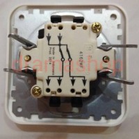 MURAH SAKLAR SERI IB BROCO GALLEO SNOW WHITE/ DOUBLE SWITCH