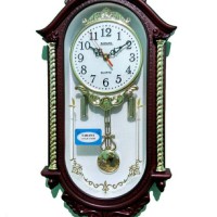 Jam Dinding Unik Model Bandul Klasik Sakana
