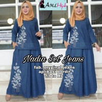 NADIA SET JEANS AML HIJAB