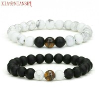Gelang Pria wanita cowok cewek couple batu white pirus black jade doff