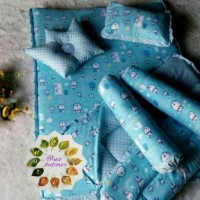 kasur bayi motif doraemon
