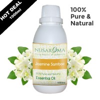 1000ml - Jasmine Sambac Essential Oil (minyak Melati) Pure and Natural