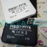 TERMURAH Powerbank Roker Smart IC R60 6000 mAh Power Bank Hippo Vivan