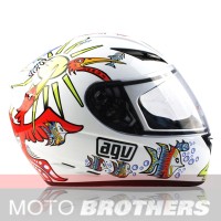 HELM AGV K3 WHITE ZOO