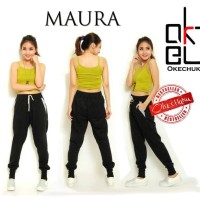 Jual Celana Jogger Pant Wanita Joger Pants Sweatpant Training Panjang Maura Murah