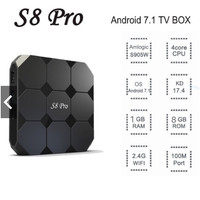 S8Pro 4K Android TV Box 1GB WiFi Bluetooth HpQuad-Core Android