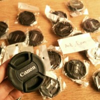 lenscap cap tutup lensa depan canon 52mm fix 50mm 18-55stm eos M