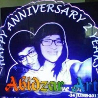 LAMPU HIAS FOTO AKRILIK