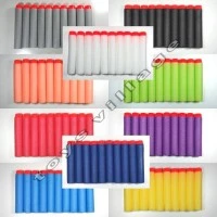 10Pcs Nerf Elite Soft Dart Refill / Peluru Nerf / N- Zombie Strike Dll