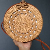 Jual tas rotan bulat, tas ata, tas selempang Murah