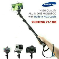 Premium Monopod Tongsis Yunteng Cable Original / Yunteng Kabel YT-1188