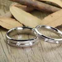 Cincin Kawin Tunangan Couple Perak Murah T171105