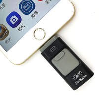 Flashdisk i-Flash Drive 3 in 1 OTG Micro USB + Lightning 16GB - Black
