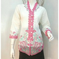 BLOUSE BORDIR XXL - BLUS /DRESS /KEMEJA /KEBAYA /ROK /BAJU BATIK SOLO
