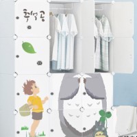 lemari baju plastik besi anti air storage furniture kamar gantung sale