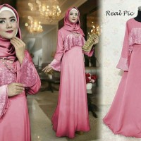 GAMIS SINARA PINK FASHIONABLE KEREN TREND MODERN STYLE MURAH
