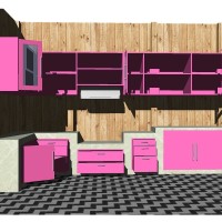 Kitchen Set Minimalis , Playwood, Kayu Jati, Kayu Mahoni