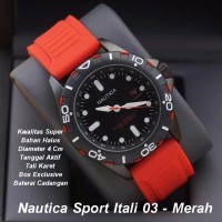JAM TANGAN PRIA WANITA SPORT ELEGAN MEWAH NAUTICA SPORT ITALI 03 KAR