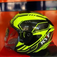helm half face kyt kyoto super fluo not nhk,arai,agv,shoei,ls2,kbc
