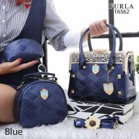 Tas FURLA Raffles City 3in1 Bags Glossy Leather Hardware Gold 16562