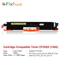 Compatible Toner Printer HP Laserjet M176 M177FW M551N CF352A Yellow