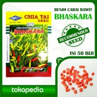 Benih Bibit Tanaman Cabai Cabe Rawit Hibrida F1 BHASKARA - Isi 50 biji