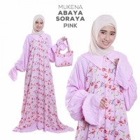 Jual PUSAT MUKENA BALI TERUSAN ABAYA SORAYA ( PINK ) Murah