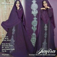 GAMIS/BAJU MUSLIM/SYARI BORDIR SHAFIRA UNGU TUA 1.2064