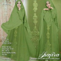 GAMIS/BAJU MUSLIM/SYARI BORDIR SHAFIRA HIJAU 1.2071