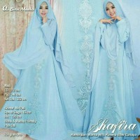 GAMIS/BAJU MUSLIM/SYARI BORDIR SHAFIRA BIRU MUDA 1.2073