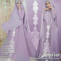 GAMIS/BAJU MUSLIM/SYARI BORDIR SHAFIRA UNGU 1.2066
