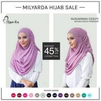 Hijab Kerudung Jilbab Nurjannah Ceruti Instan