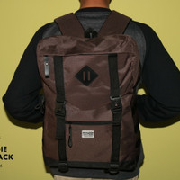 TAS RANSEL DAYPACK BOOGIE SEKOLAH BACKPACK TAS PRIA WANITA BROWN
