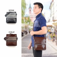 Tas Selempang Pria Kulit Tas Slempang Cowok WEST WOOD Z502