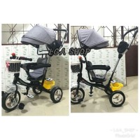 SEPEDA STROLLER CANOPY ANTI UV TRICYCLE ANAK PUTAR RODA TIGA SHINCAN .