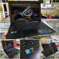 laptop seken laptop slim ASUS BLACK DAN RED X453M READY GAMER model b