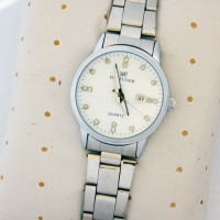jam tangan rantai pria wanita coupel rolex seiko alba swiss army skime