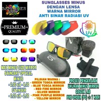 KACAMATA MINUS SUNGLASSES OAKLEY MINUS DENGAN WARNA MIRROR UV