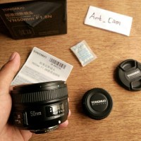 lensa fix yongnuo 50mm f1.8 afs for nikon bokeh tajem