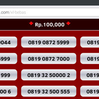Jual nomor cantik xl kartu perdana bebas nocan gsm murah axiata axis xplor .