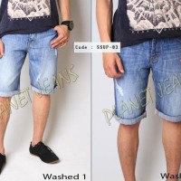 SSUP03- Celana jeans pendek sedengkul SUPERDRY bahan de Limited