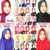 Bella Square Instant Jilbab Instant Hijab Instan MAEERA Nyaman Praktis
